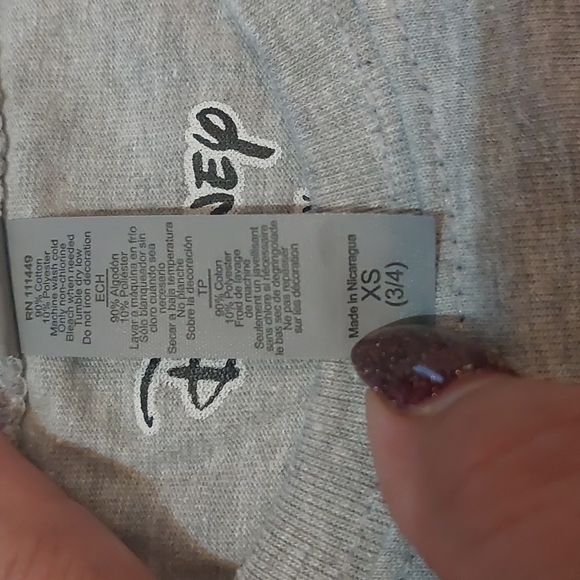 Disney Mickey mouse t-chirt toddler Girls Short Sleeve XS 3/4 - Picture 4 of 4